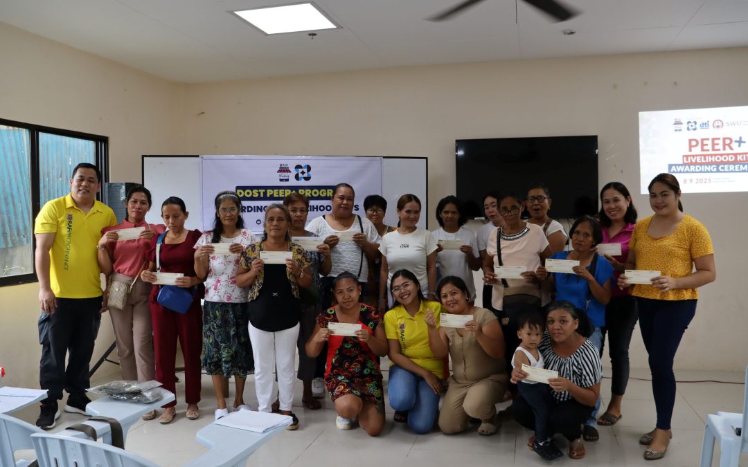 Empowering Growth: Livelihood Kit Turnover for PEER+ Beneficiaries in Negros Oriental
