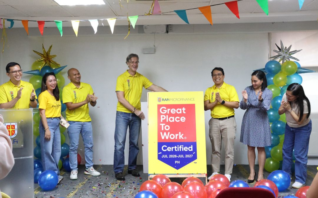 RAFI MFI Officially Earns Great Place to Work® Certification